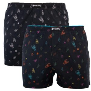 2PACK men's shorts Meatfly multicolored