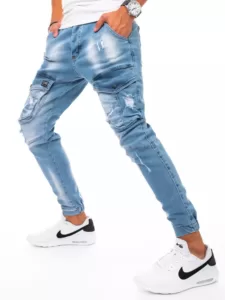 Men's blue cargo pants