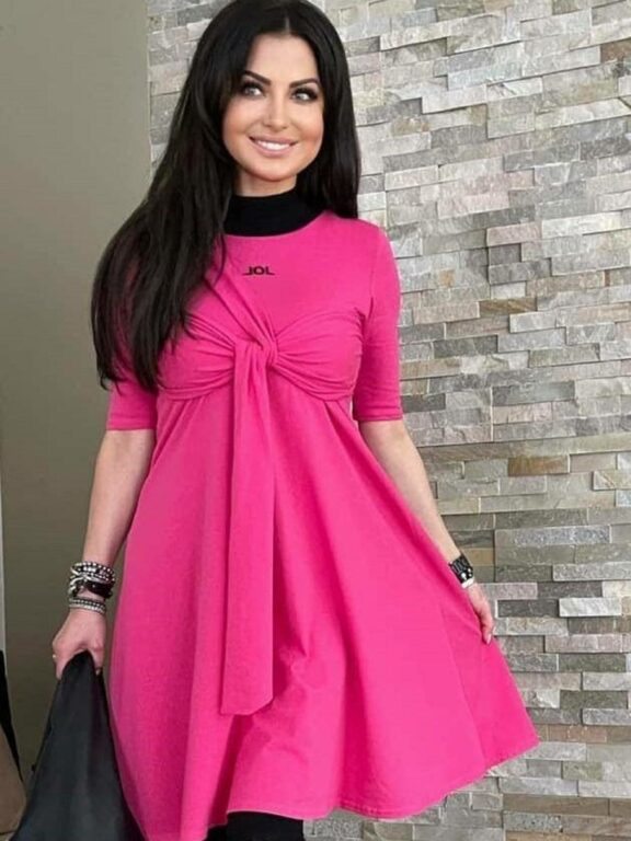 Pink dress By o la