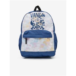 Růžovo-modrý dámský vzorovaný batoh VANS Sporty Realm -