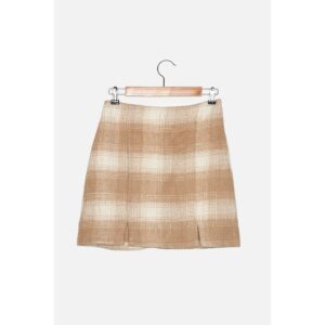 Trendyol Camel Slit Skirt