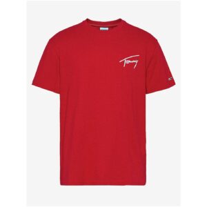 Červené pánské tričko Tommy Jeans -
