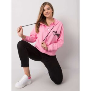 Pink zip hoodie