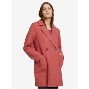Tmavě růžový dámský lehký kabát Tom Tailor Denim