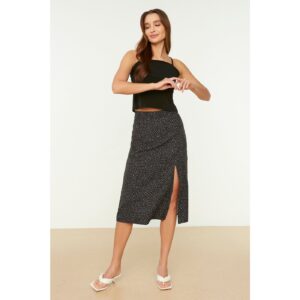 Trendyol Black Slit Skirt