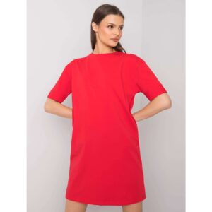 Basic red dress with