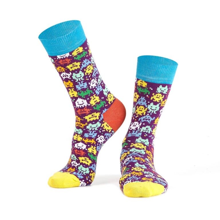 Dámské ponožky s barevnými