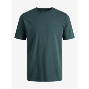 Tmavě zelené tričko Jack & Jones -