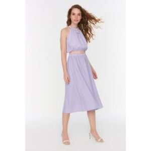 Trendyol Lilac Straight Skirt