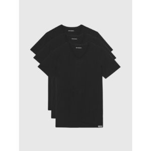 3PACK men's t-shirt Diesel black