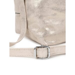 LUIGISANTO beige shoulder bag made of