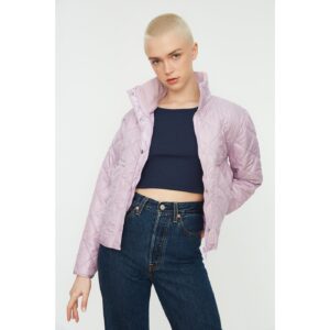Trendyol Lilac Stand Up Collar