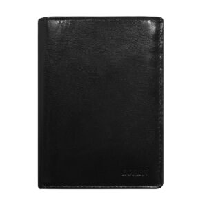 Men's Black Vertical Wallet