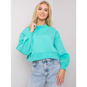 Basic turquoise sweatshirt for