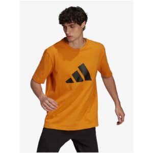 Oranžové pánské tričko adidas Performance M FI 3B Tee -