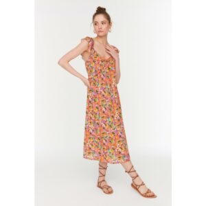 Trendyol Multicolored Frilly Dress