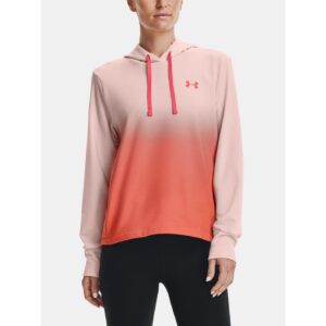 Under Armour Mikina Rival Terry Gradient Hoodie-PNK -
