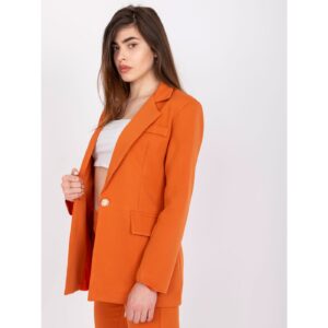 Dark orange elegant jacket from