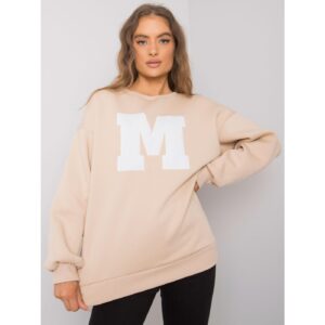 Light beige hoodie without