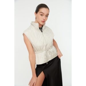 Trendyol Stone Waist Pleated Quilted