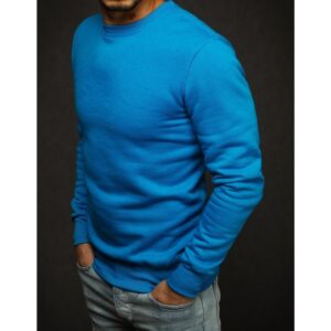 Men's plain blue sweatshirt