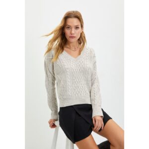 Trendyol Stone Knitted Detailed