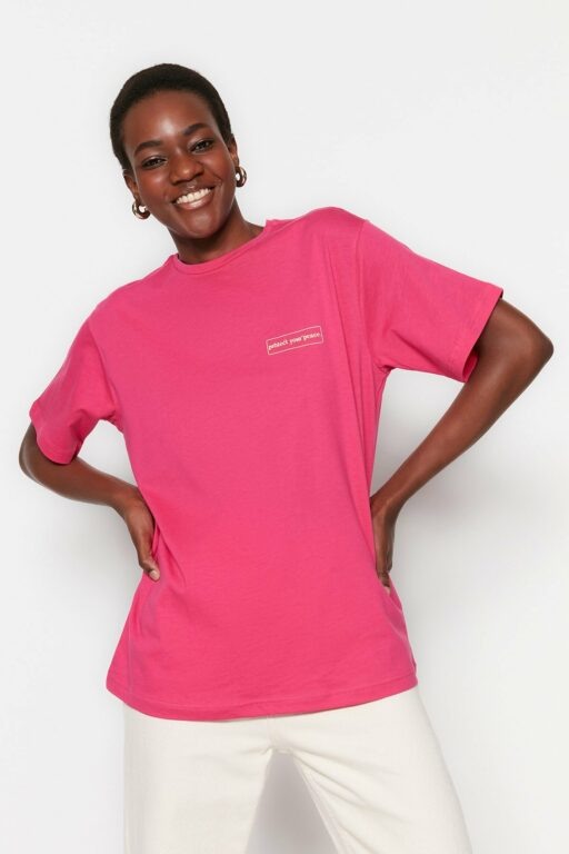 Trendyol T-Shirt - Pink -