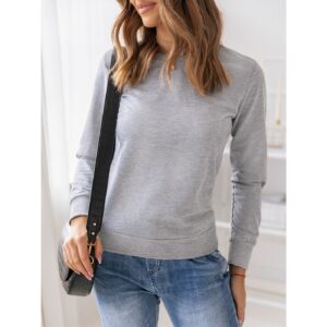 Women's sweatshirt LARA light gray