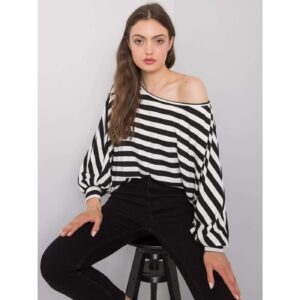 Black and white blouse from Esther