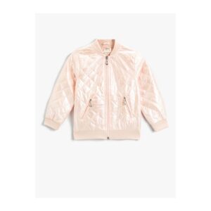 Koton Quilted Bomber Jacket Crew