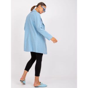 Light blue women's classic coat from Louise