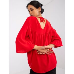Red loose blouse Anita RUE