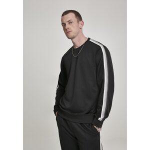 Sleeve Taped Crewneck blk/gry