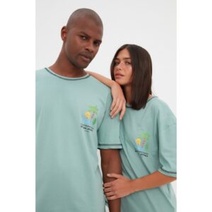Trendyol Mint Unisex Relaxed Fit
