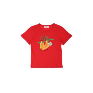 Trendyol Red Printed Boy Knitted