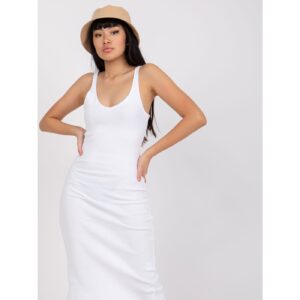 White fitted dress San Diego RUE