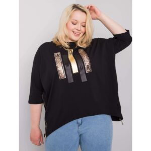 Women's black blouse with