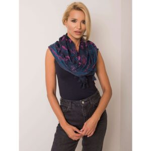 A navy blue scarf with
