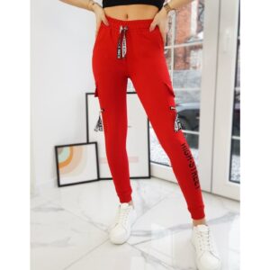 GALLIA women's red pants