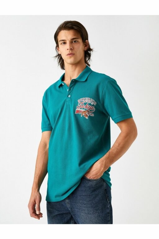 Koton Polo T-shirt - Turquoise