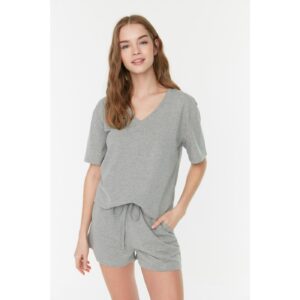 Trendyol Gray Knitted Pajamas