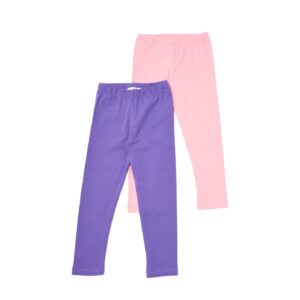 Trendyol Purple-Pink 2-Pack Girls Knitted