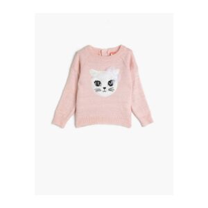 Koton Girl's Sweater Ecru