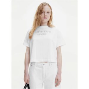 Bílé dámské tričko Calvin Klein