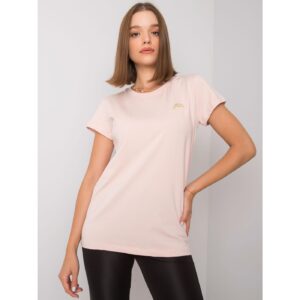 Light pink women's t-shirt Eudice FOR