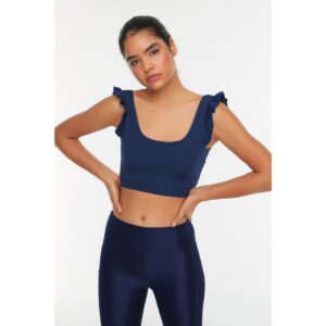 Trendyol Navy Ruffle Detailed Support