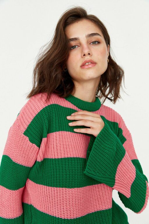 Trendyol Sweater - Green -