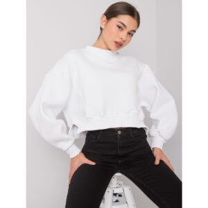 Basic white sweatshirt for