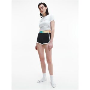 Calvin Klein bílo-černé pyžamo S/S Short set -
