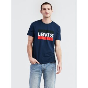 Levi's Tmavě modré pánské tričko s potiskem Levi's®